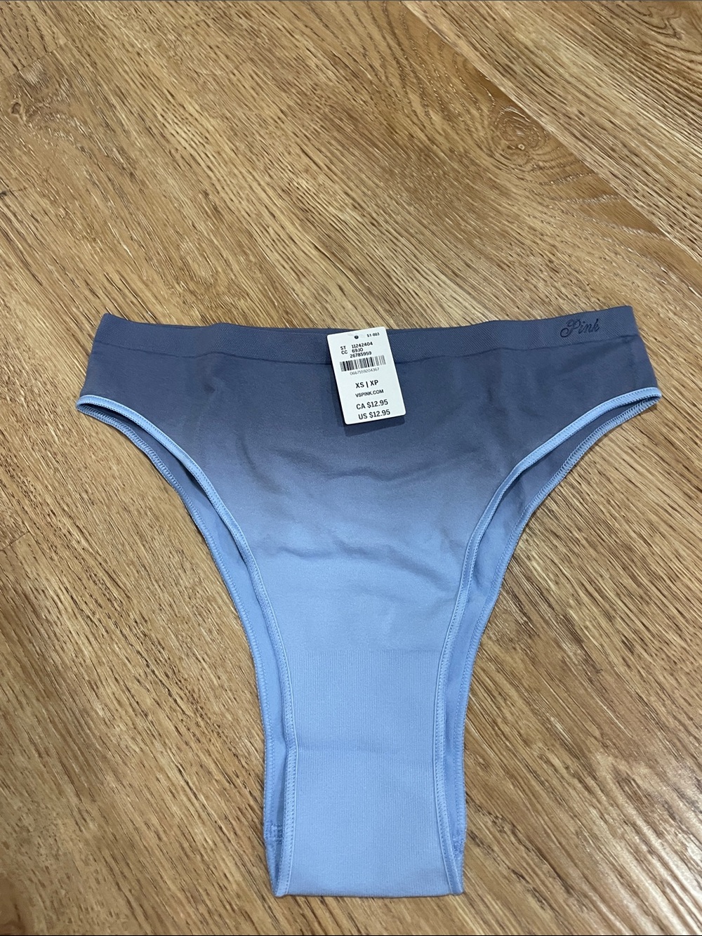 Victoria's Secret Light Blue High-Cut Bikini Bottom - Picture 2 of 3